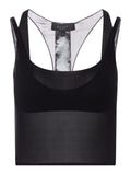 Gucci Women Semi-Transparent Top In Technical Fabric