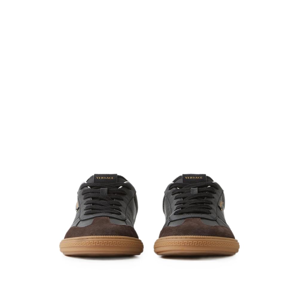 Versace Black Trainers - Low-Tops Men