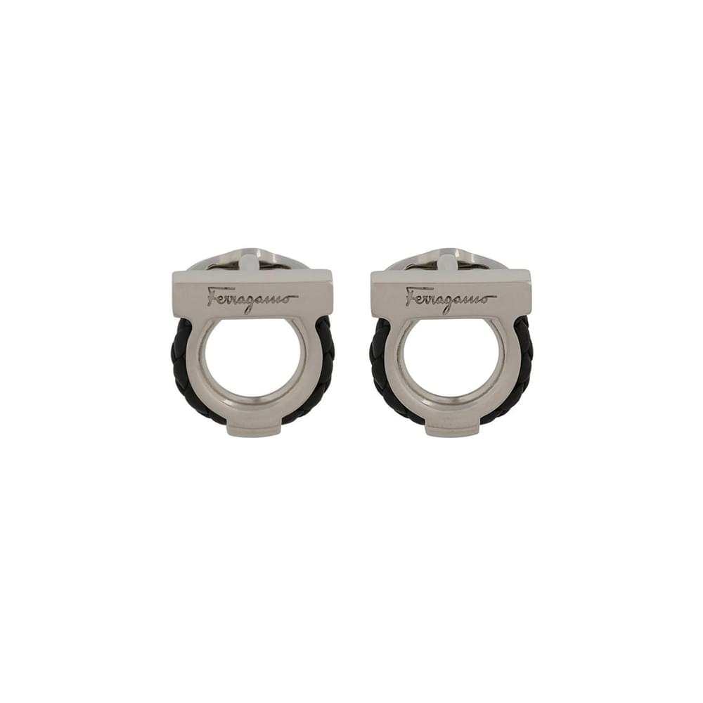 Ferragamo Silver Cufflinks Men