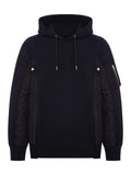 Sacai Men Cotton And Nylon Hoodie