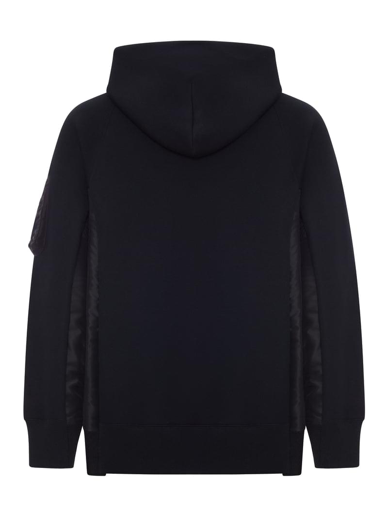 Sacai Men Cotton And Nylon Hoodie