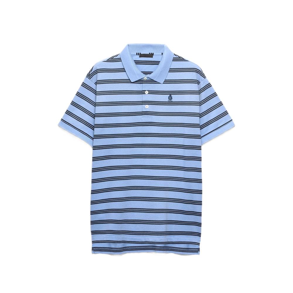 Prada Blue Polo Shirts Men