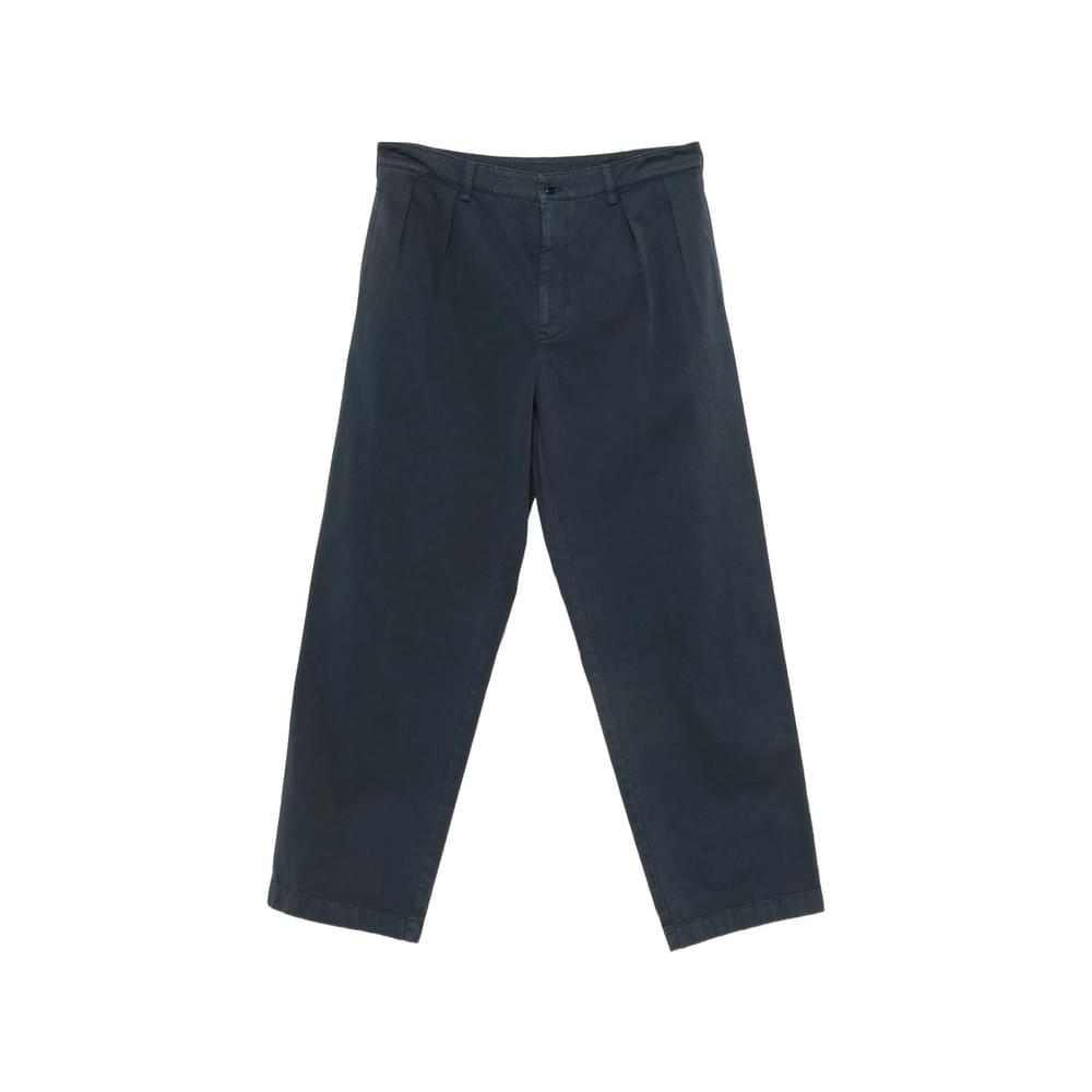 Prada Blue Trousers - Wide-Leg Trousers Men