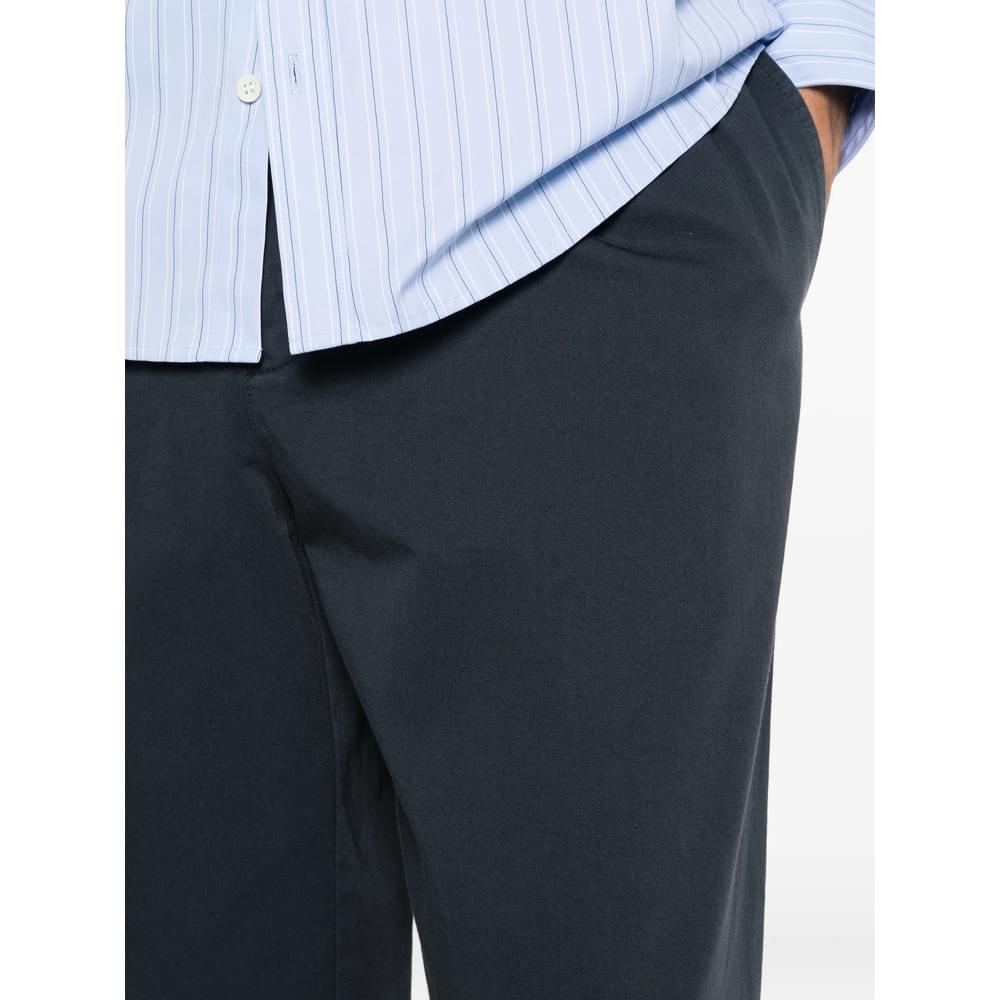 Prada Blue Trousers - Wide-Leg Trousers Men