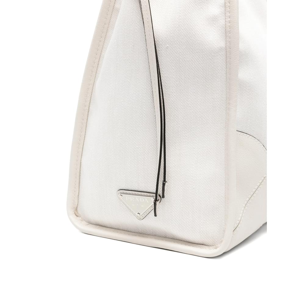 Prada Neutrals Tote Bags Men
