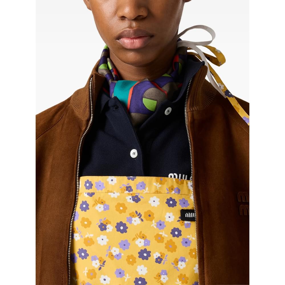 Miu Miu Brown Jackets - Leather Jackets Women