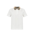 Burberry White Polo Shirts Men