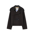 Burberry Black Coats - Trench Coats Men