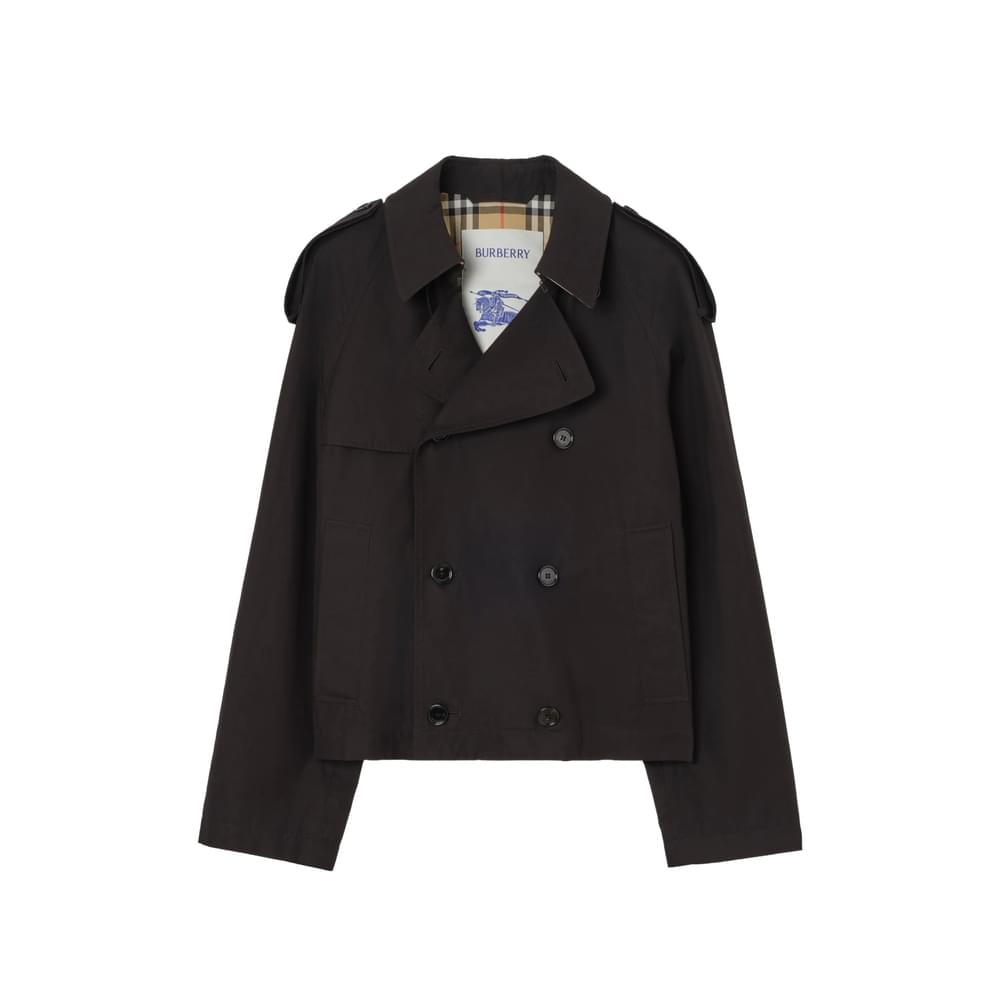 Burberry Black Coats - Trench Coats Men
