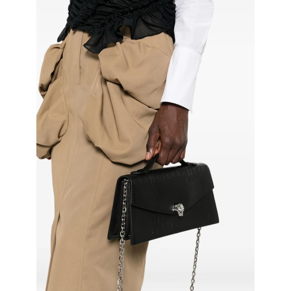 Alexander Mcqueen Black Shoulder Bags Women