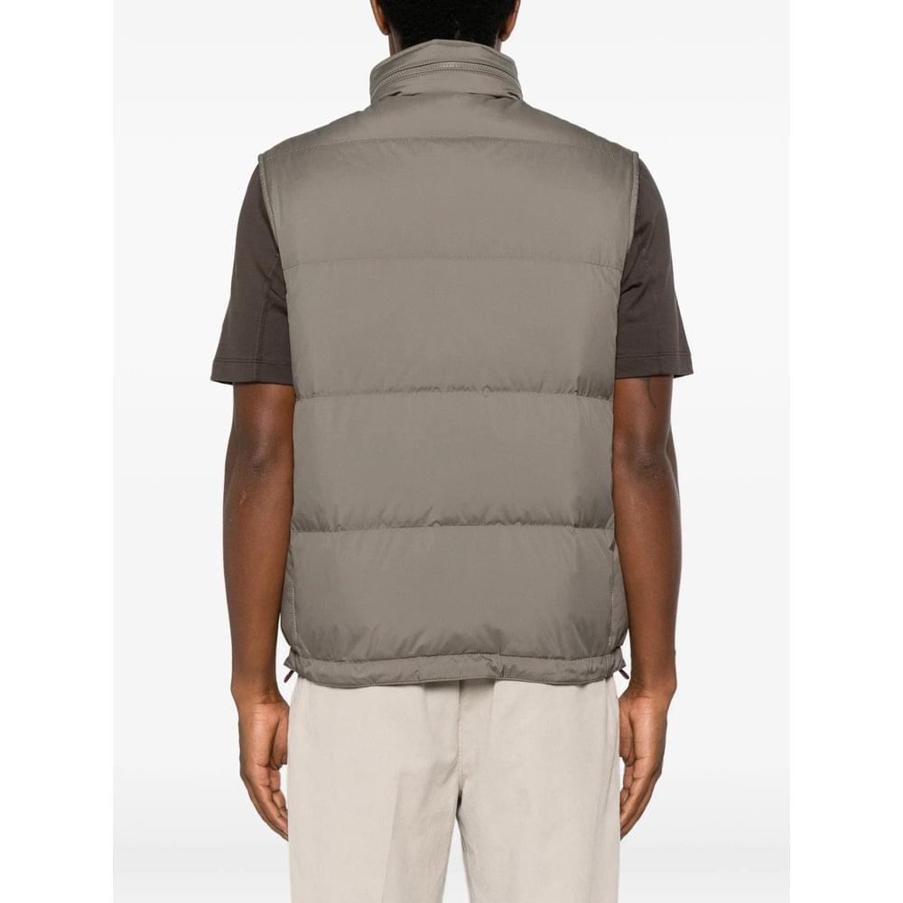 Brunello Cucinelli Green Jackets - Waistcoats & Gilets Men
