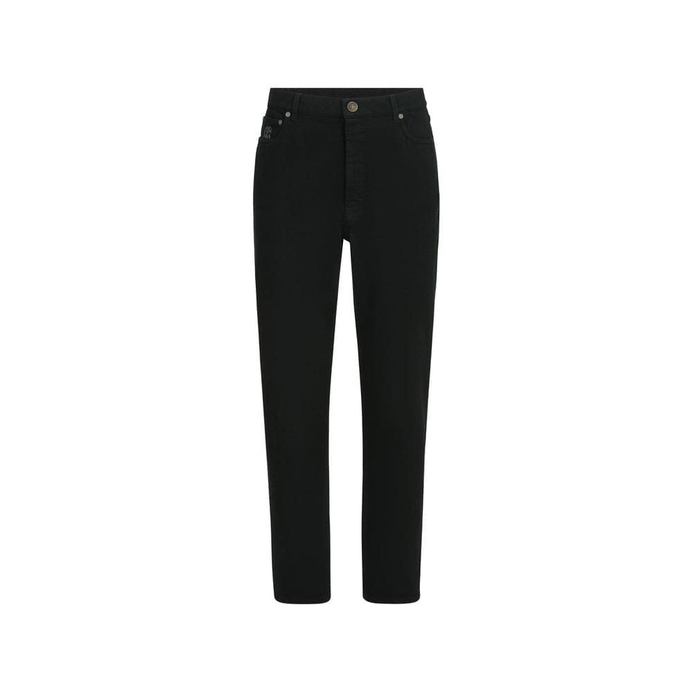 Brunello Cucinelli Black Denim - Regular & Straight-Leg Jeans Men