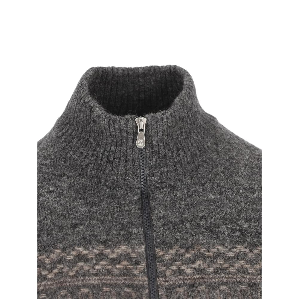 Brunello Cucinelli Grey Sweaters & Knitwear - Cardigans Men