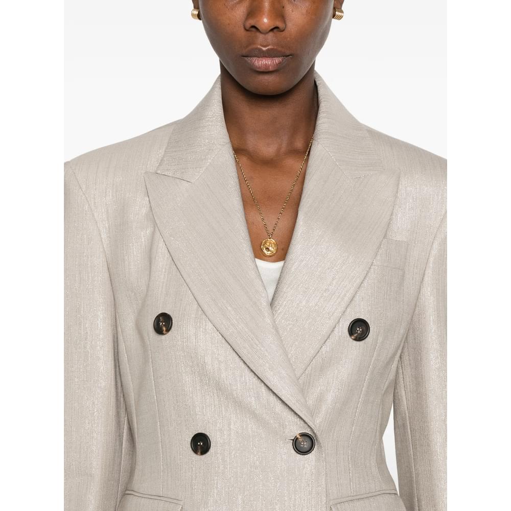 Brunello Cucinelli Neutrals Jackets - Blazers Women