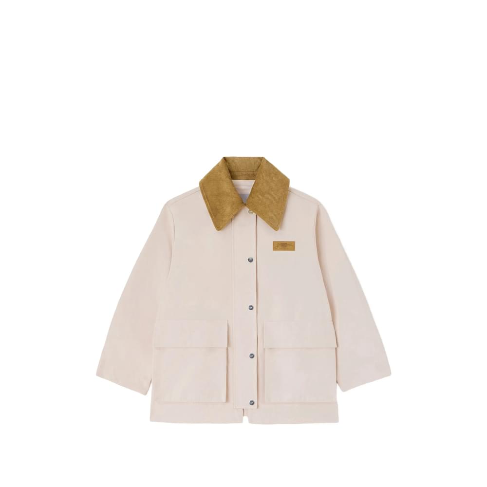 Ganni Neutrals Jackets - Oversized Jackets Women