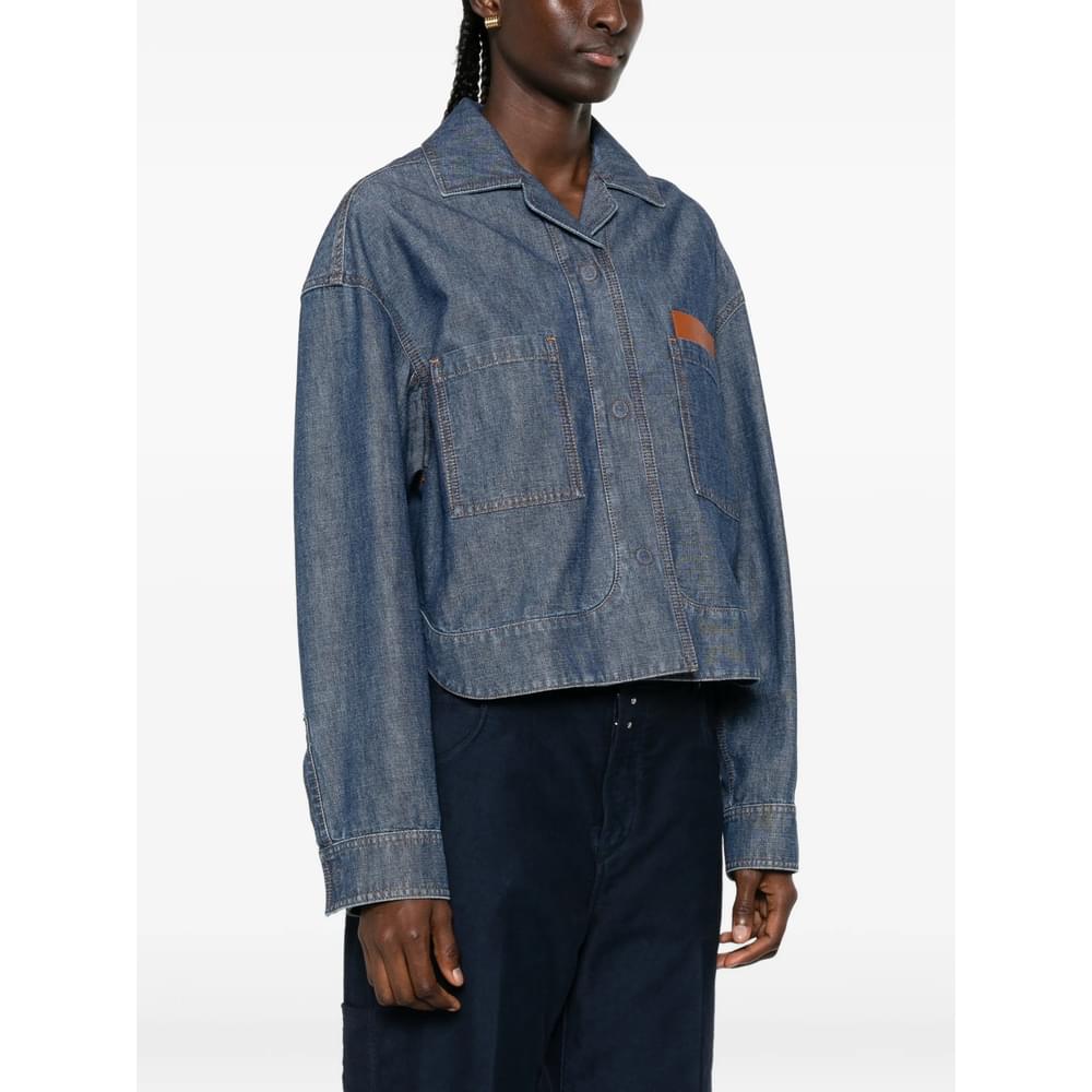 Fendi Blue Jackets - Denim Jackets Women