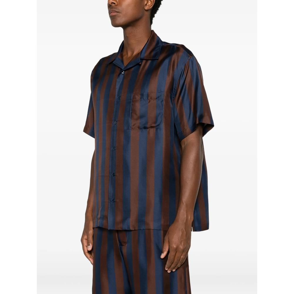 Fendi Blue Shirts Men