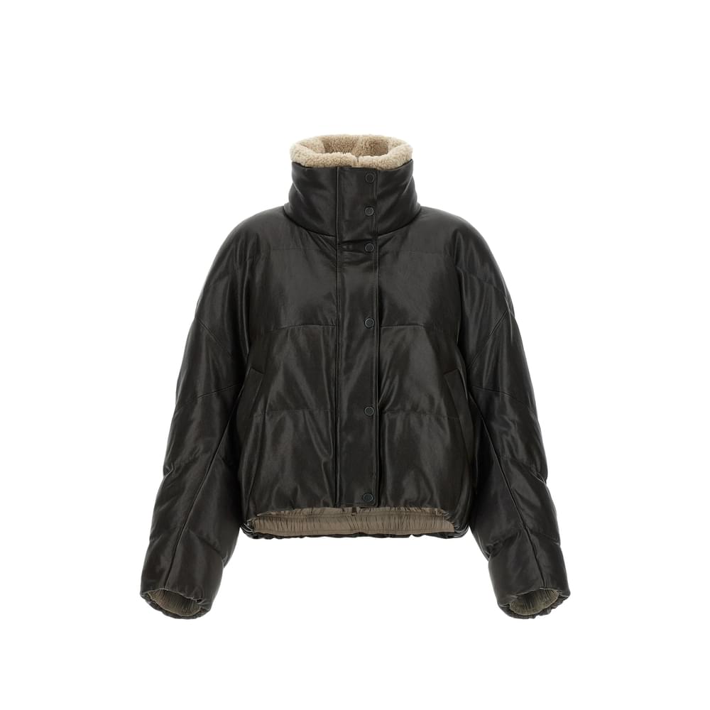 Brunello Cucinelli Brown Jackets - Leather Jackets Women