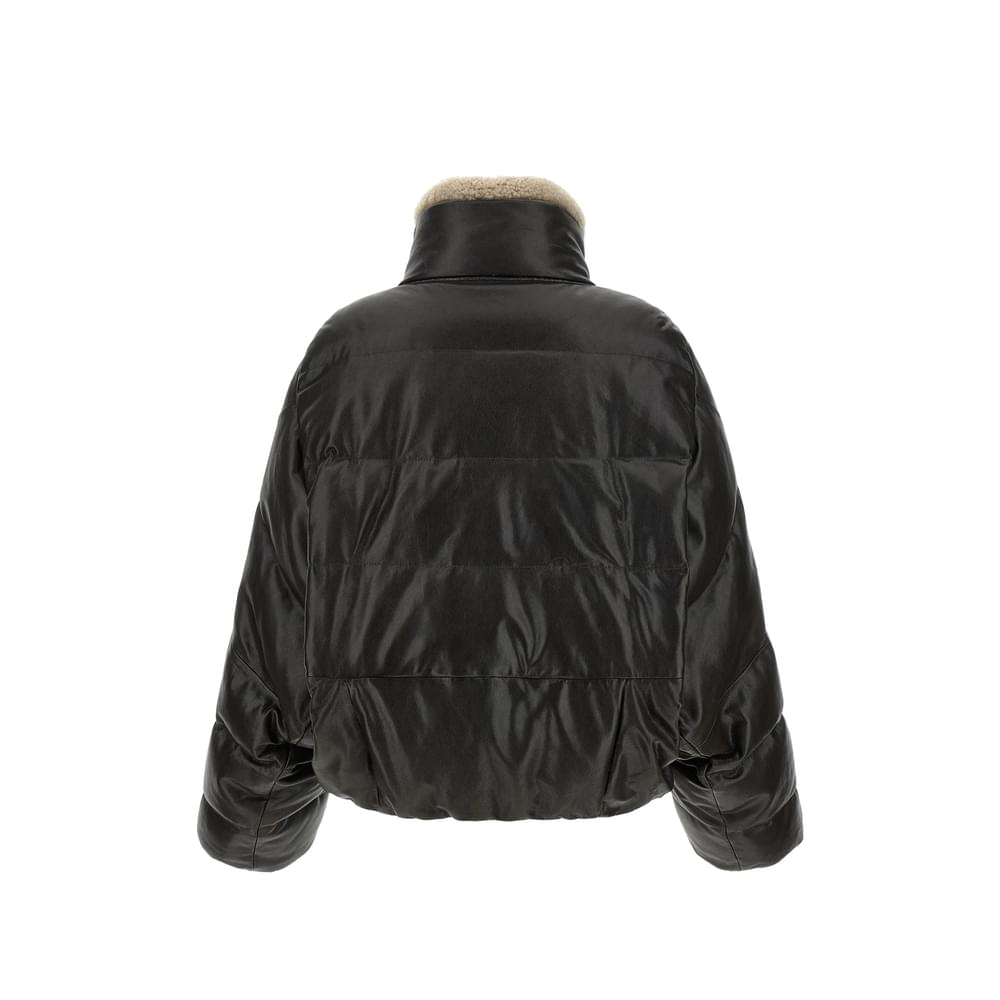 Brunello Cucinelli Brown Jackets - Leather Jackets Women