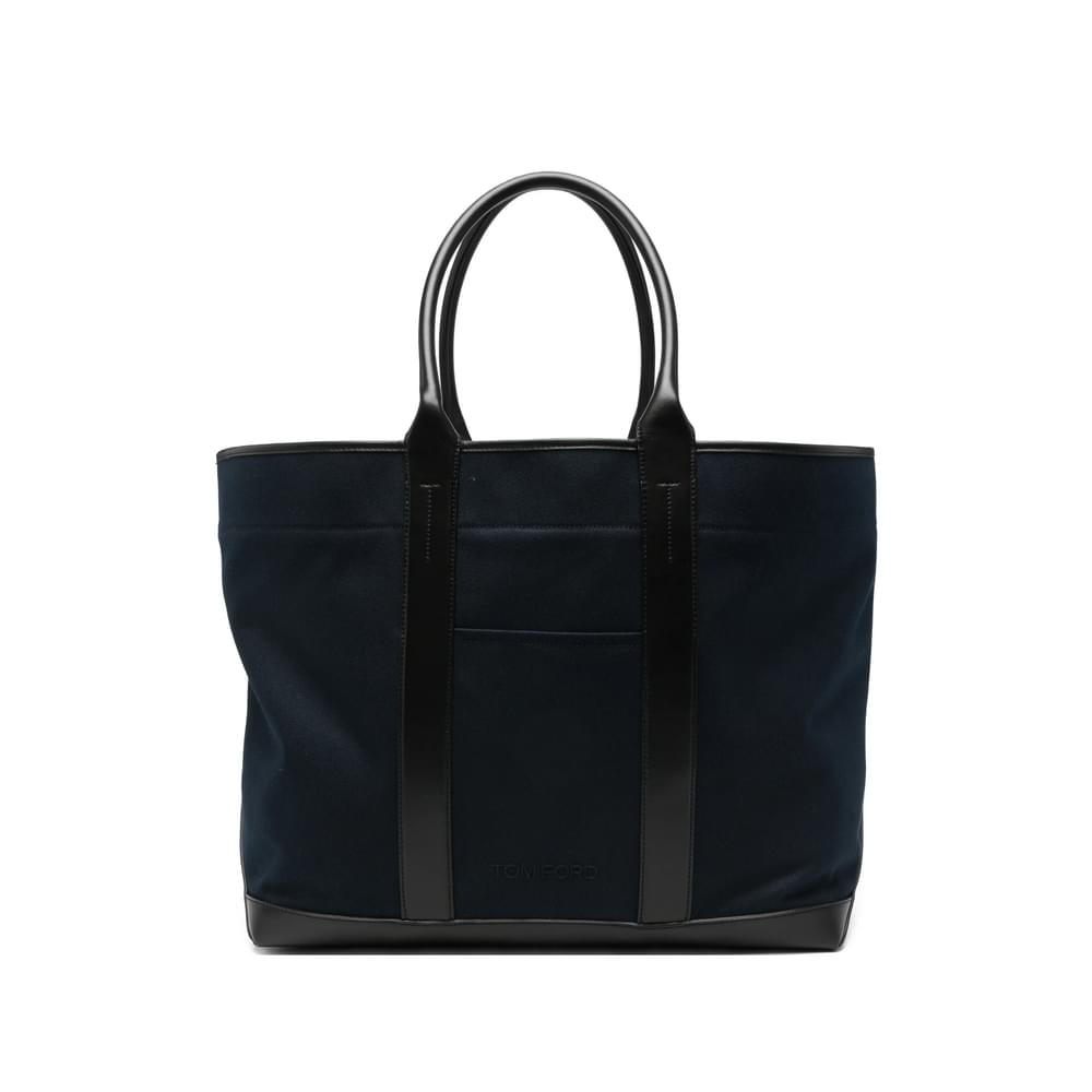 Tom Ford Blue Tote Bags Men