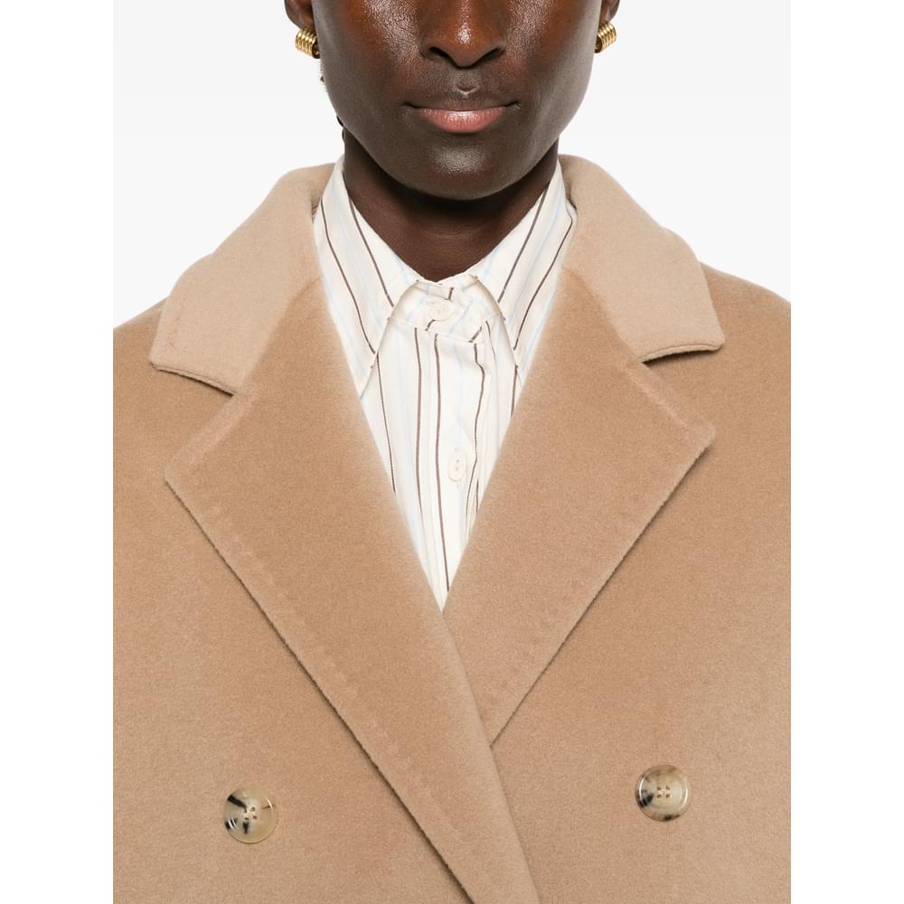 Max Mara Neutrals Coats - Double Breasted & Peacoats Women