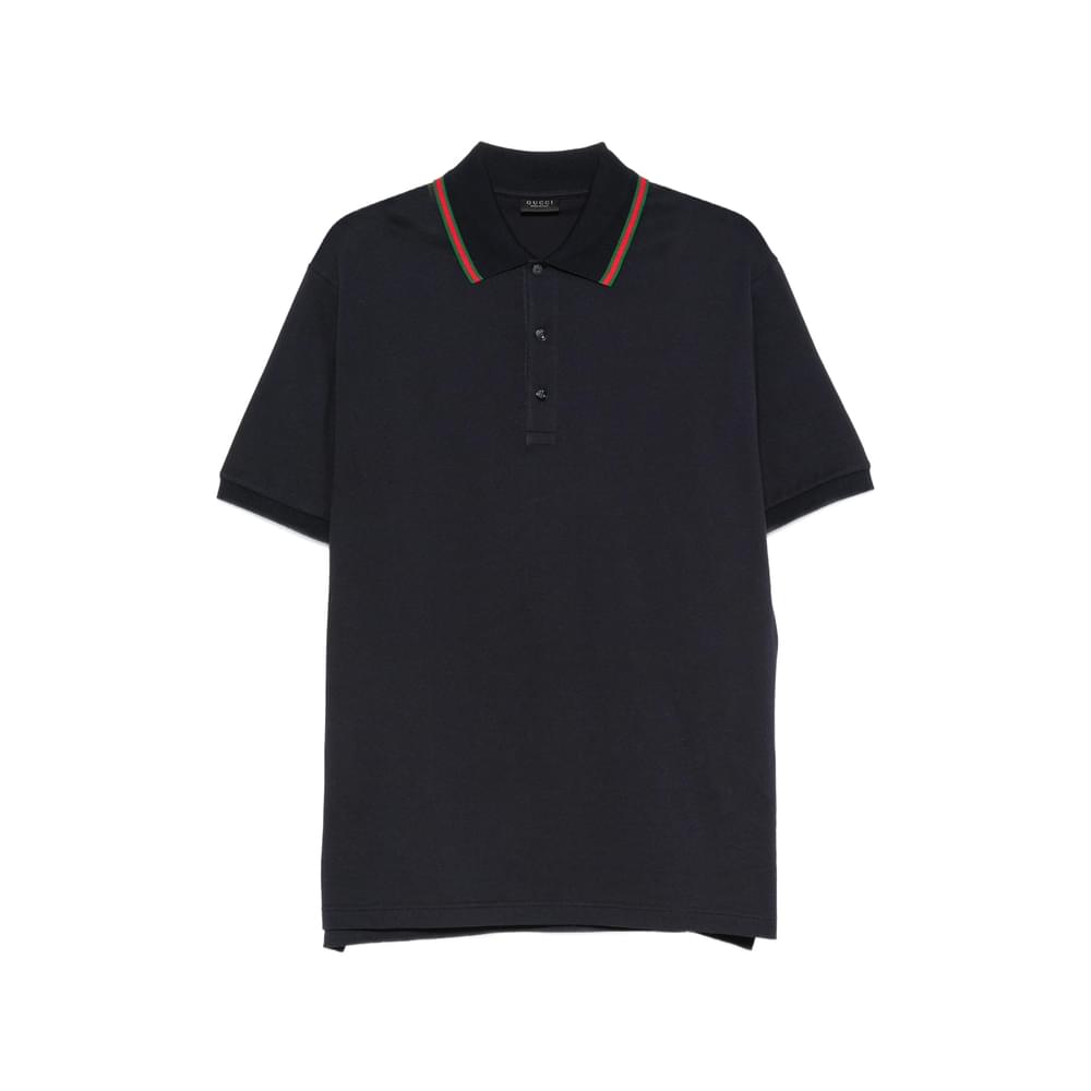 Gucci Blue Polo Shirts Men
