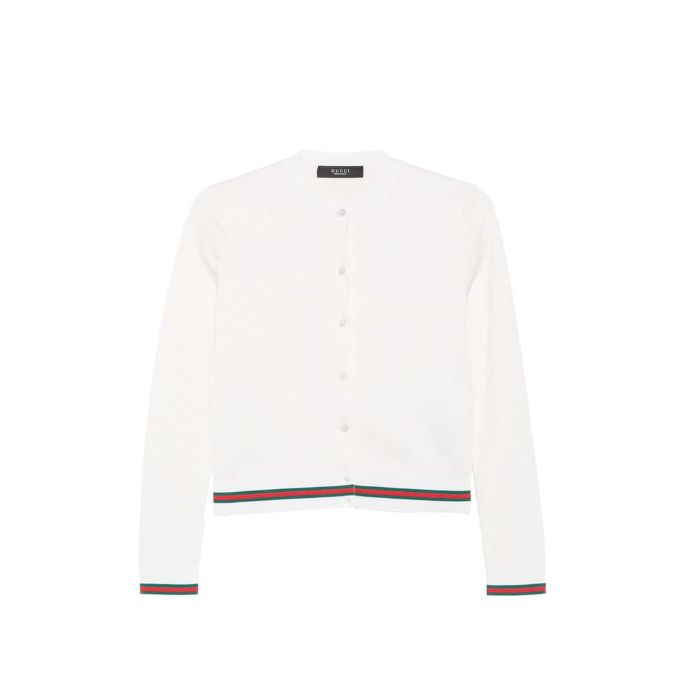 Gucci White Knitwear - Cardigans Women