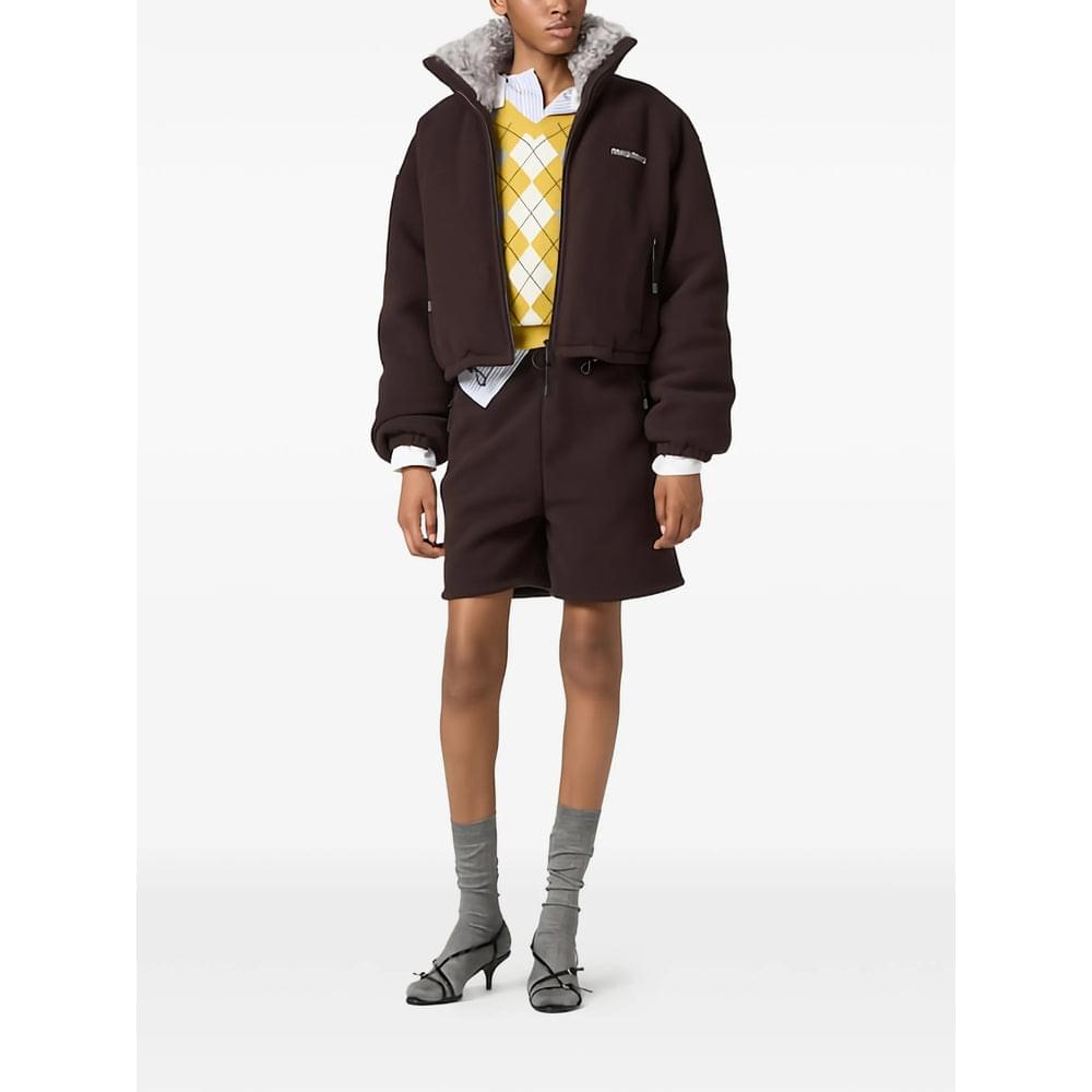 Miu Miu Brown Jackets - Cropped Jackets Women