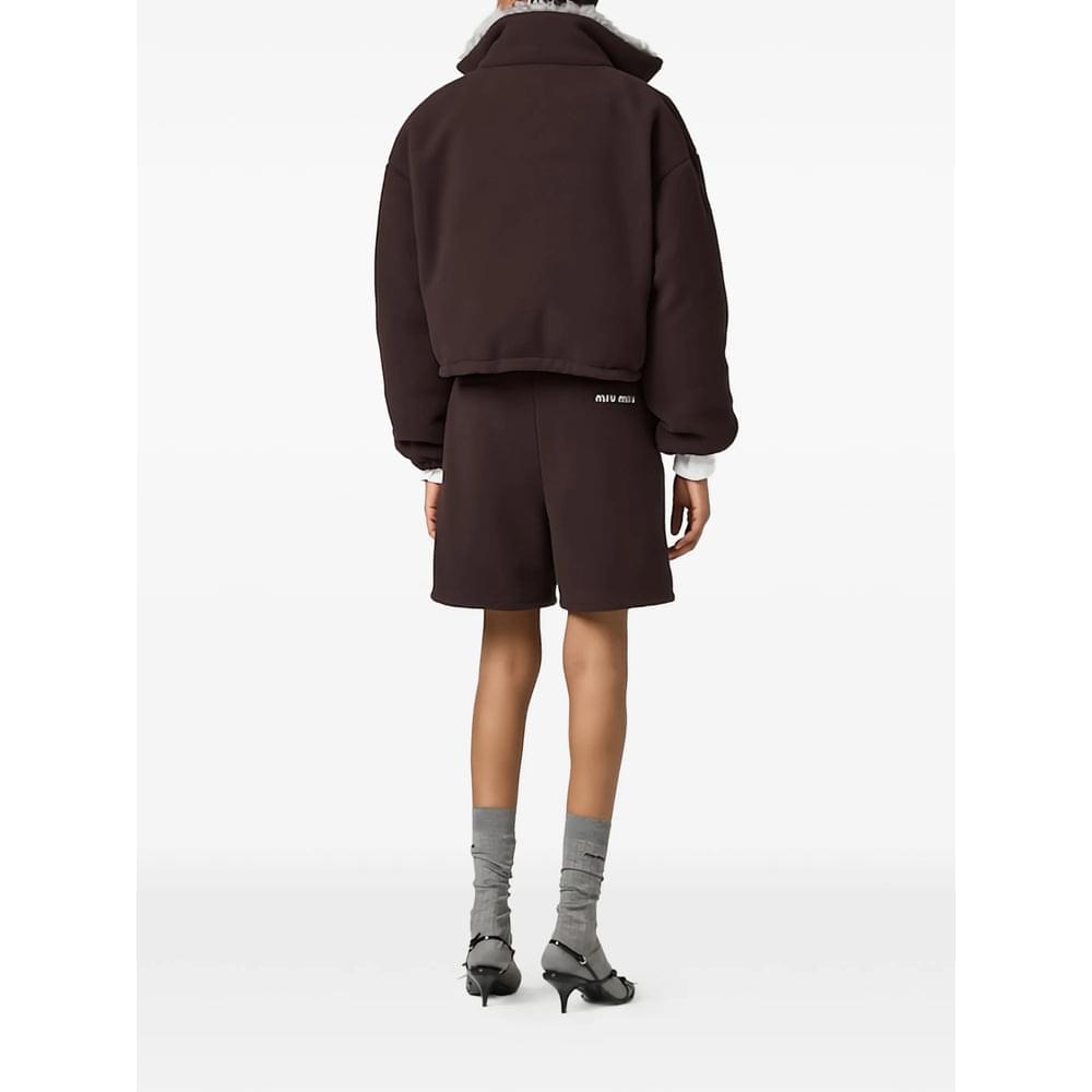 Miu Miu Brown Jackets - Cropped Jackets Women