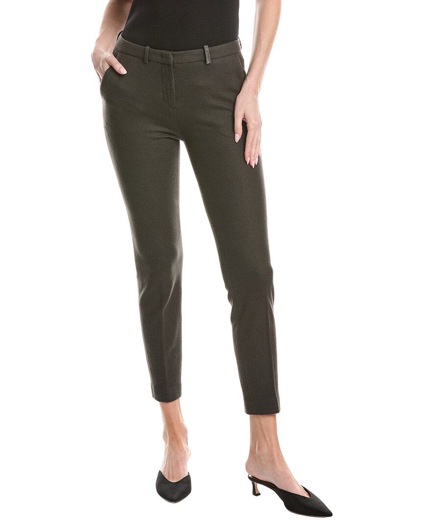 Fabiana Filippi Boiled Jersey Wool-Blend Trouser