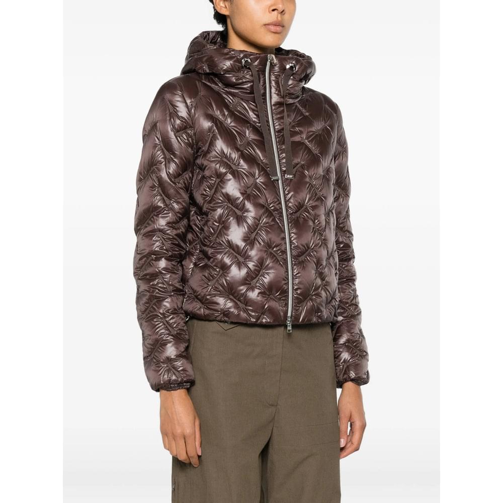 Herno Brown Jackets - Puffer Jackets Women