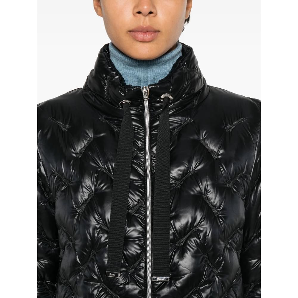 Herno Black Coats - Single Breasted Coats Women