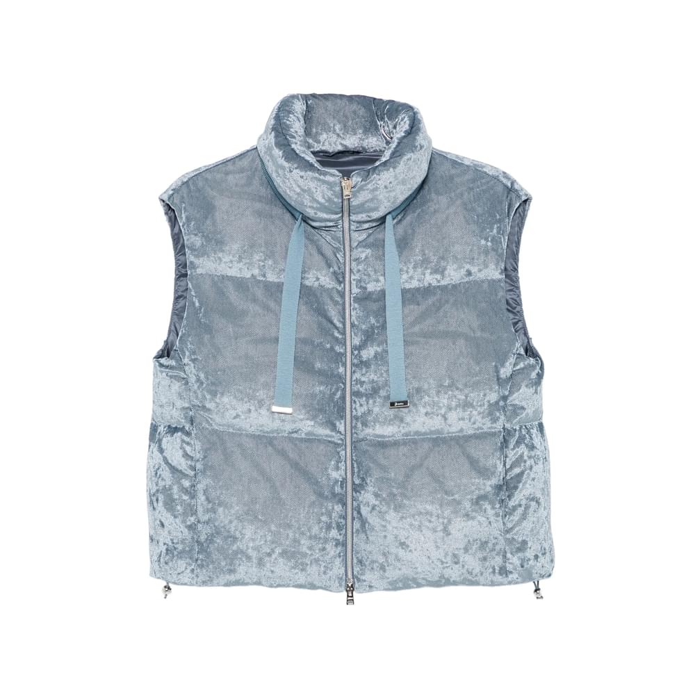 Herno Blue Jackets - Waistcoat & Gilets Women