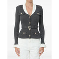Self-Portrait Grey Knitwear - Cardigans Women