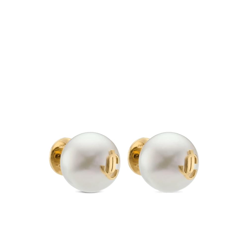 Jimmy Choo White Earrings Women