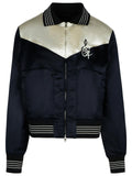 Amiri 'Music' Black Polyester Blend Bomber Jacket Men