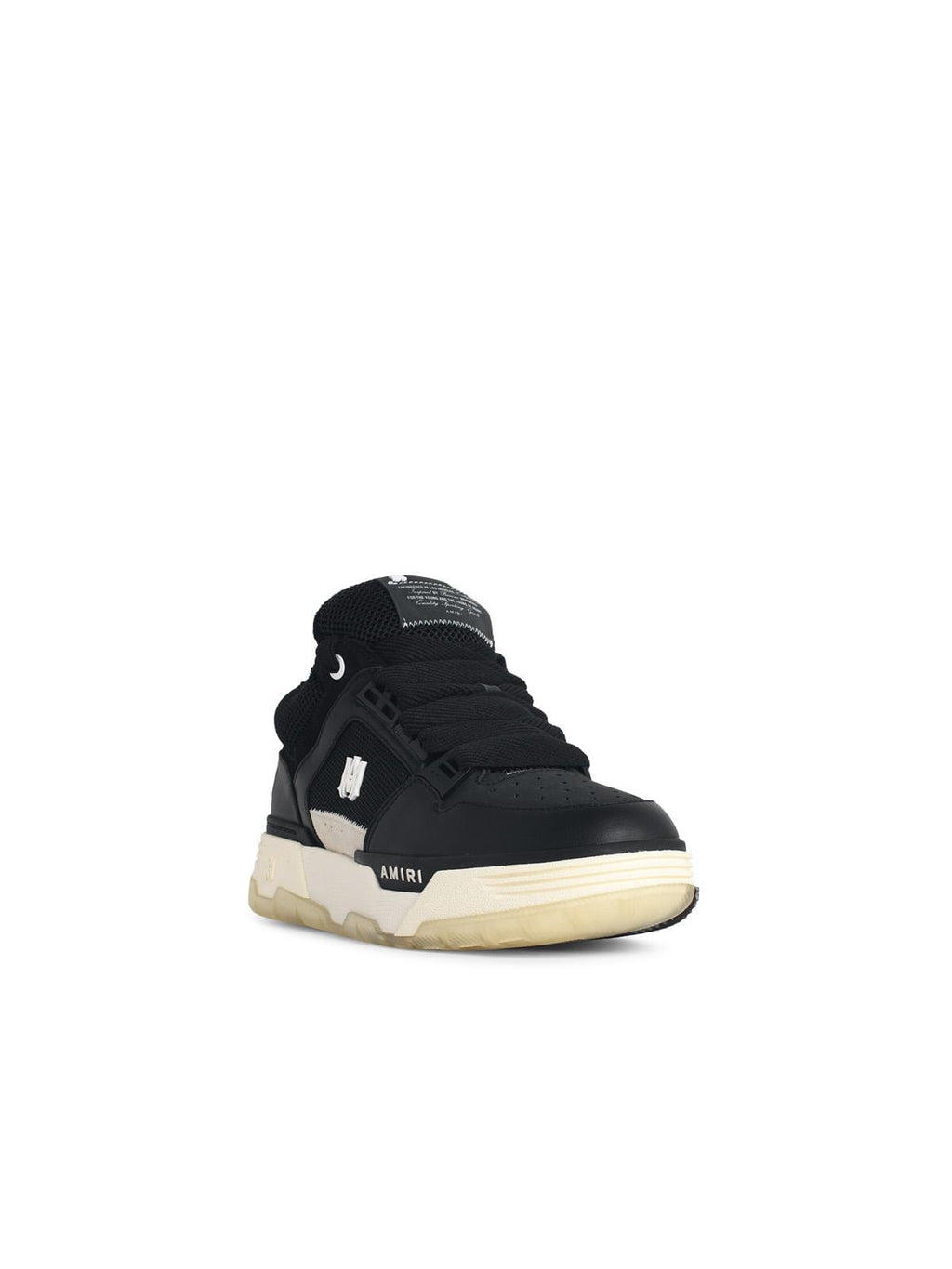 Amiri 'Ma-1' Black Leather Blend Sneakers Men