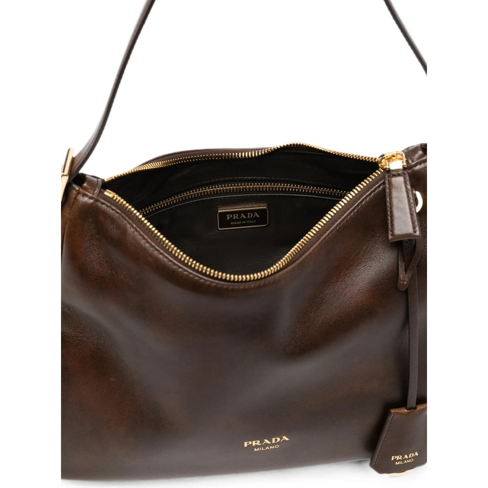 Prada Brown Shoulder Bags Women