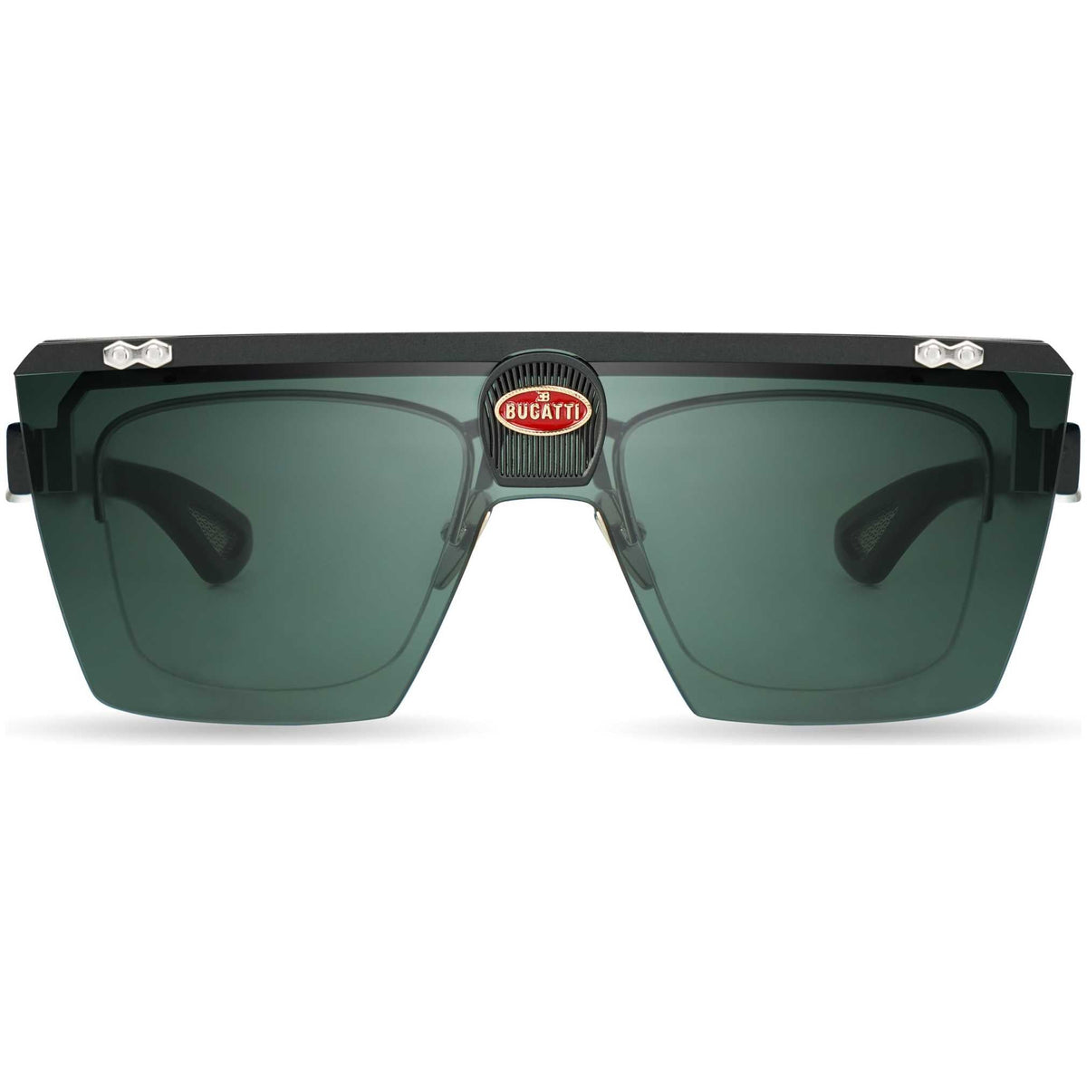 Bugatti Men's 42 mm Black Sunglasses