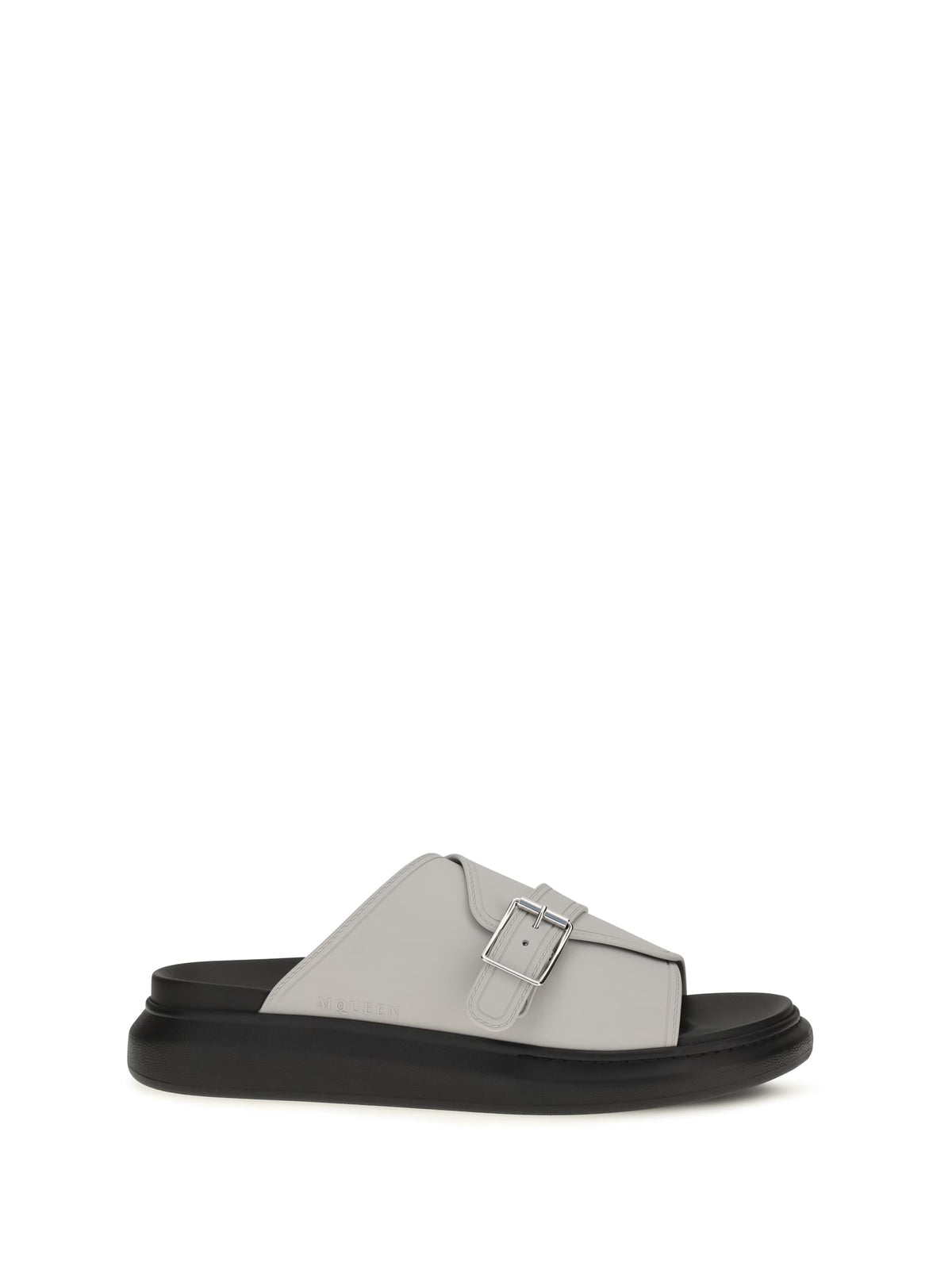 Alexander Mcqueen Men Buckle Slide Sandals
