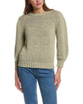 Design History Elbow Puff Sleeve Pullover