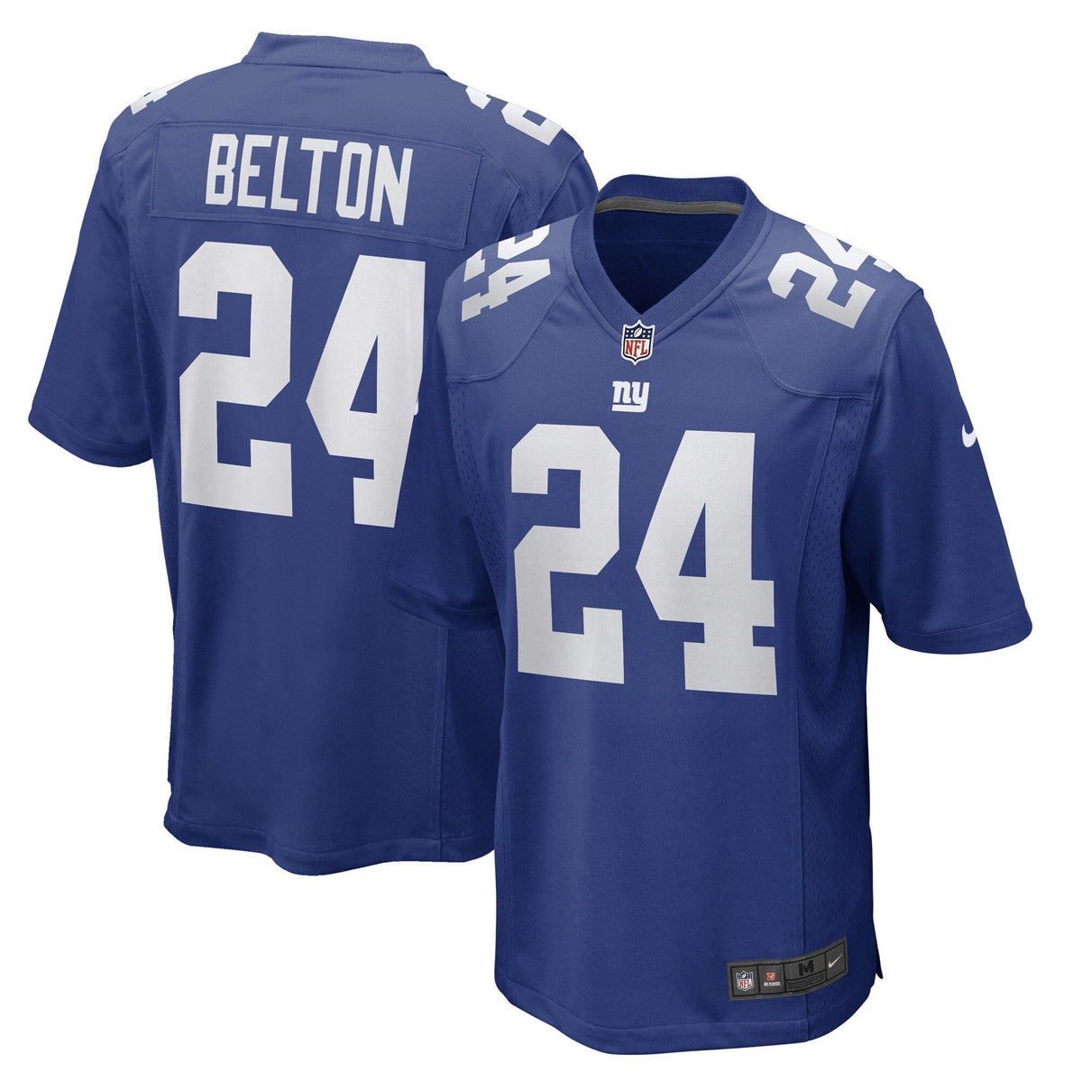 Dane Belton New York Giants Nike Game   Jersey - Royal