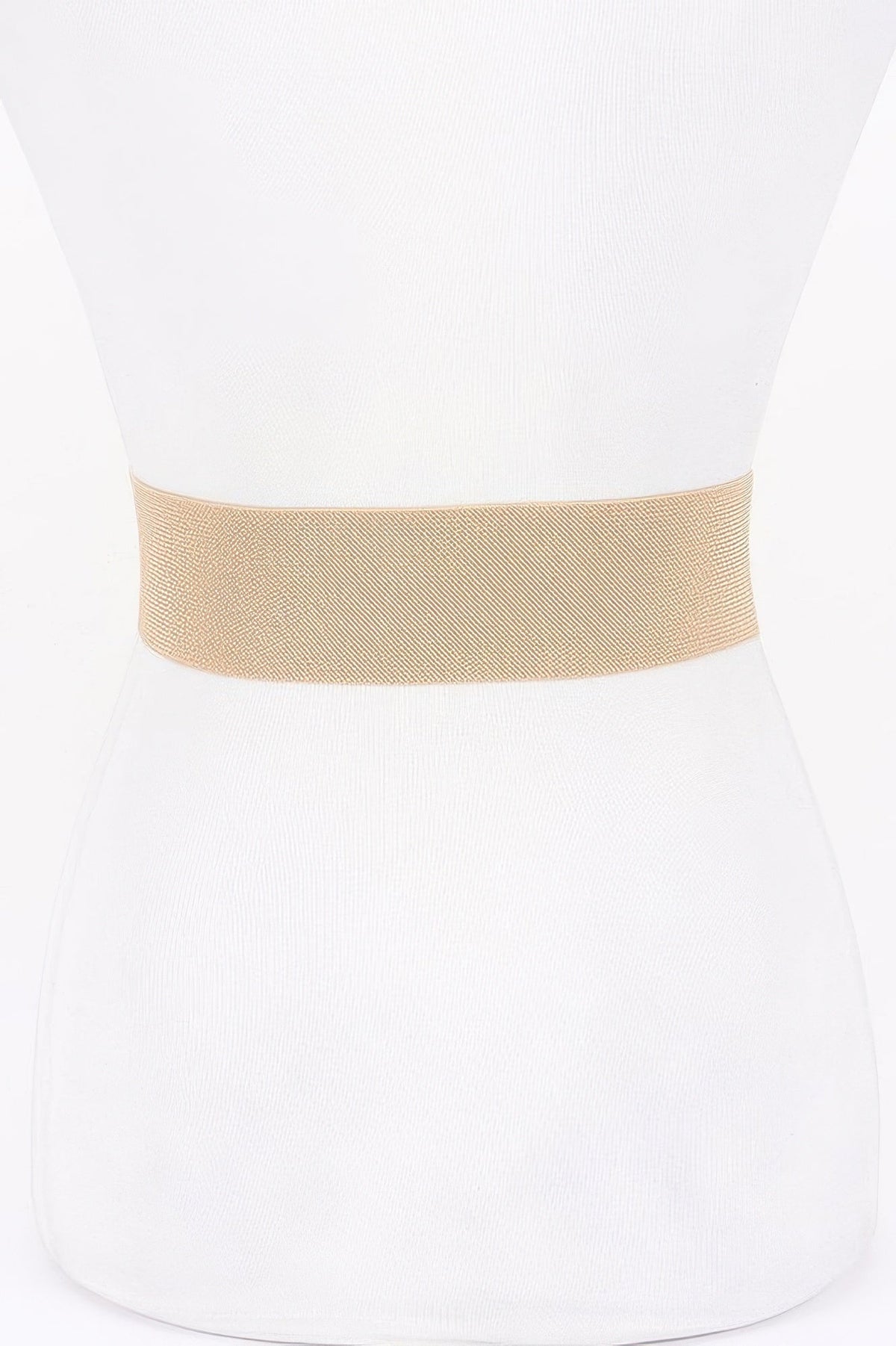 Rhinestone Bow Buckle Stretch Belt