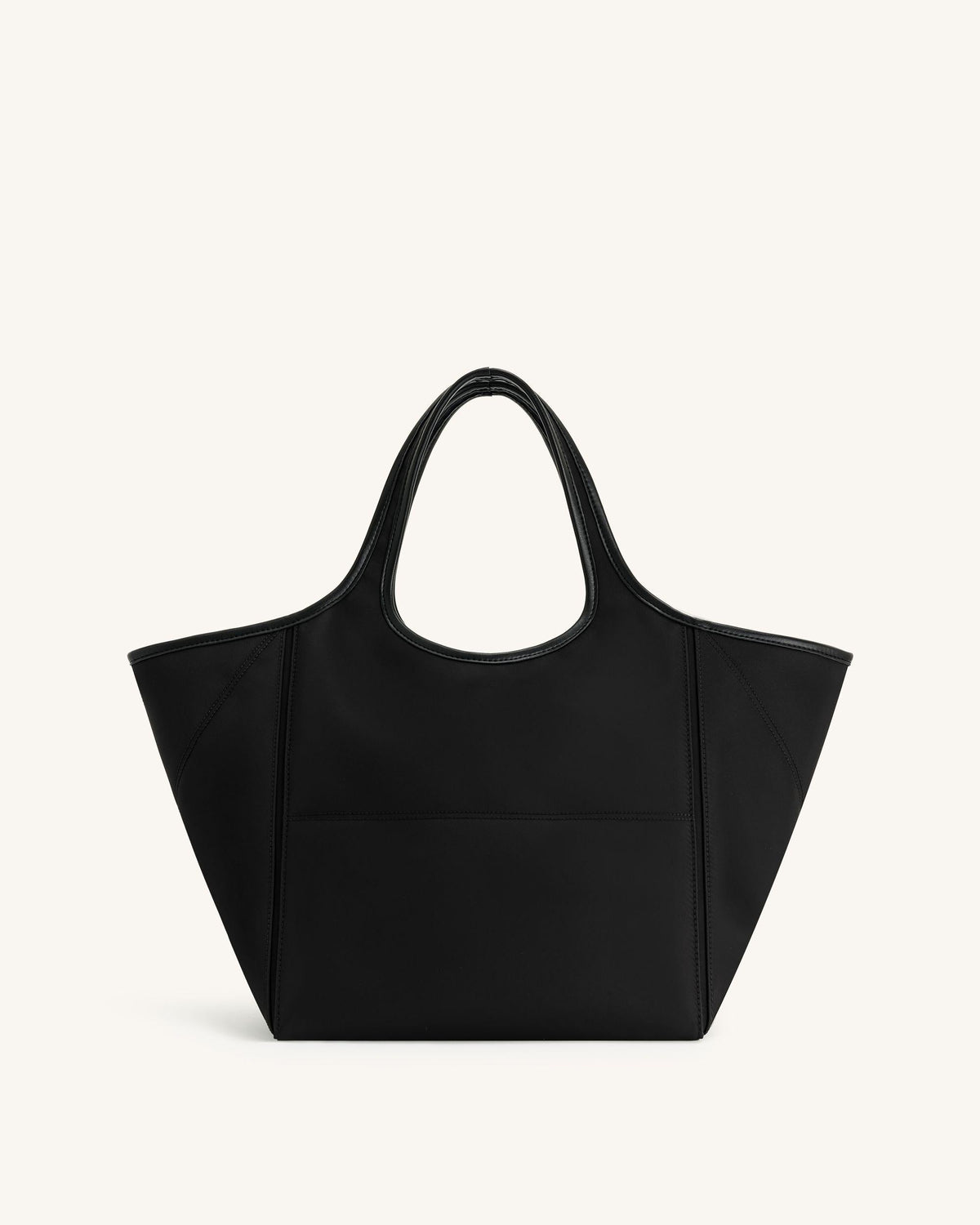 Eliana Nylon Tote Bag - Black