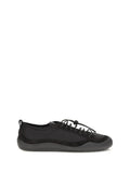 Prada Men Leather And Fabric Sneakers