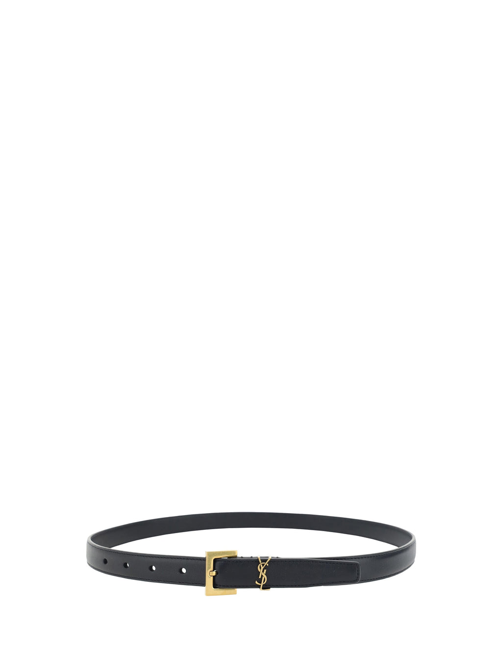 Saint Laurent Women Cassandre Slim Belt
