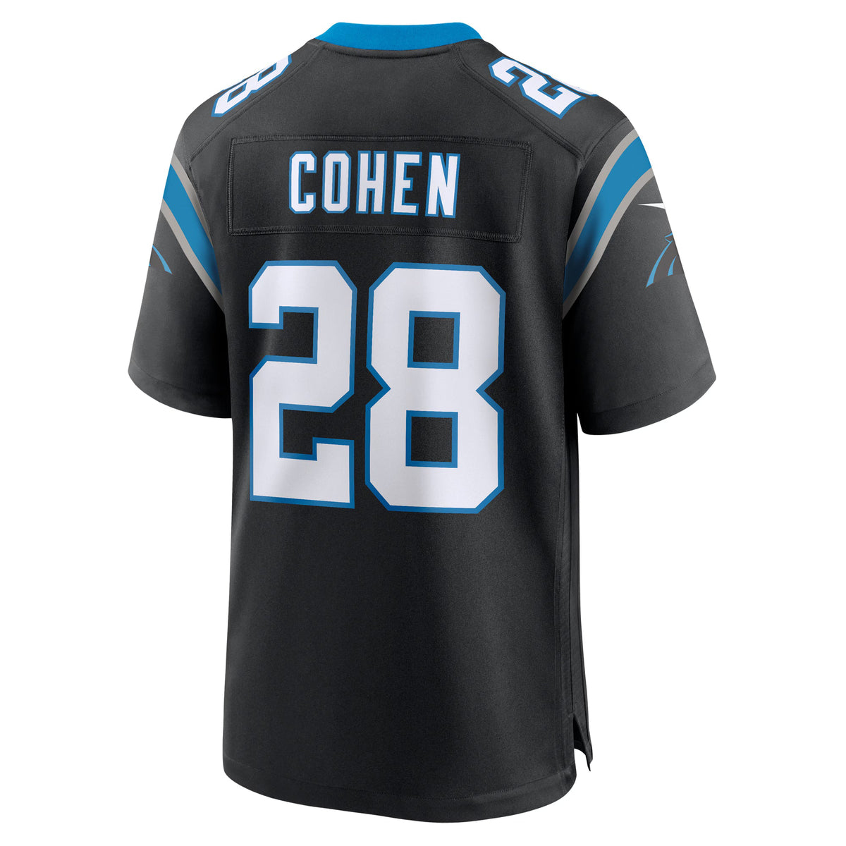 Carolina Panthers Tarik Cohen Black Game Jersey