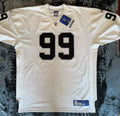 Men's Oakland Raiders Warren Sapp Mitchell & Ness White Legacy Replica jersey