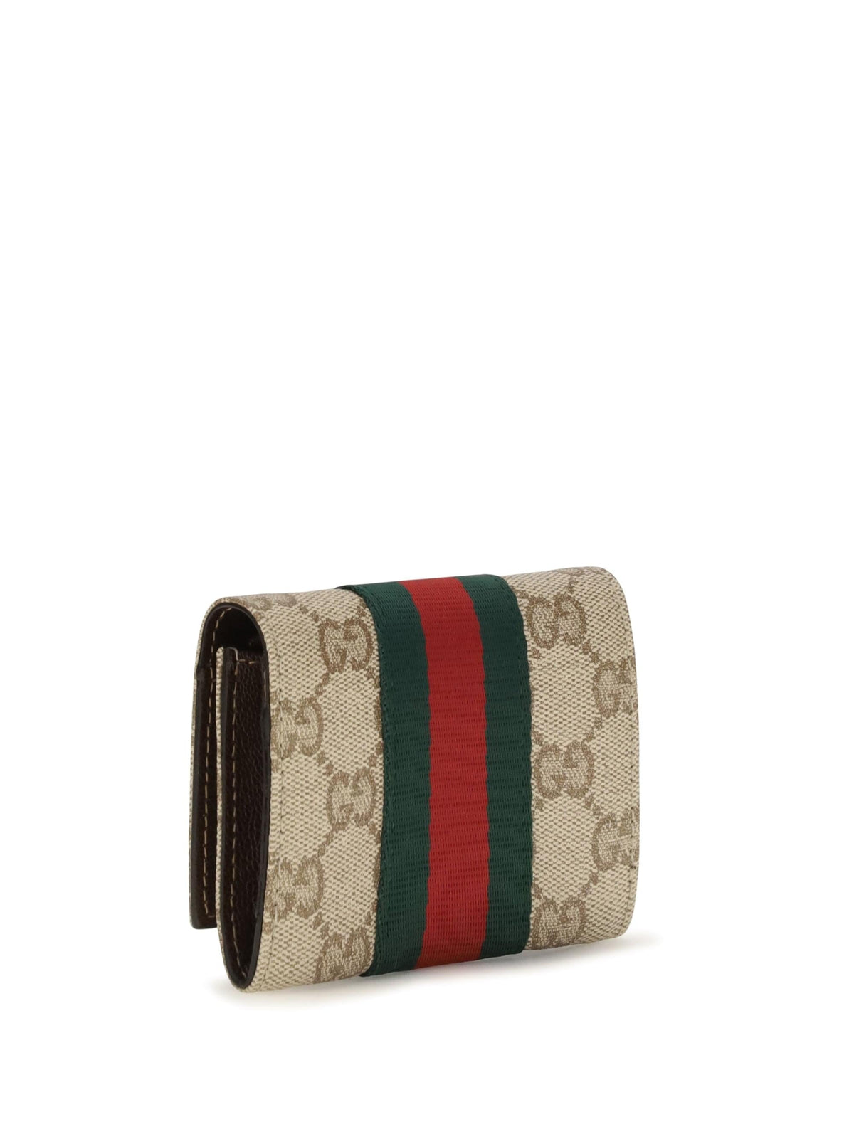 Gucci Women Web Bi-Fold Card Holder