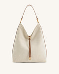 Aria Shoulder Bag - Brown Canvas